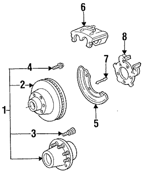 Rear Brakes for 1997 Ford F-Super Duty #0