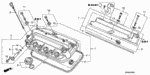 90007679000 - Engine: BOLT A, TIMING BELT COVER for Honda Image