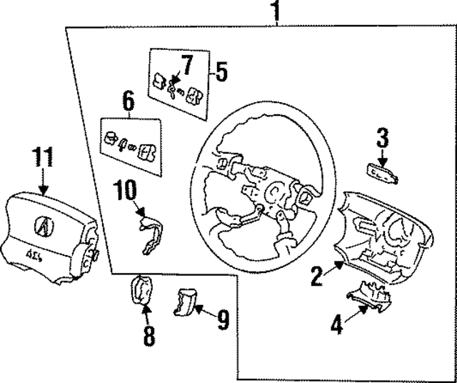 78518SM5A81ZG - : Lower Cover for Acura Image