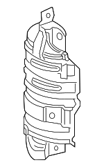 1818159B000 - Exhaust: Converter Shield for Honda Image