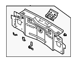 11A813301B - Body: Rear Body Panel for Volkswagen: ID.4 Image