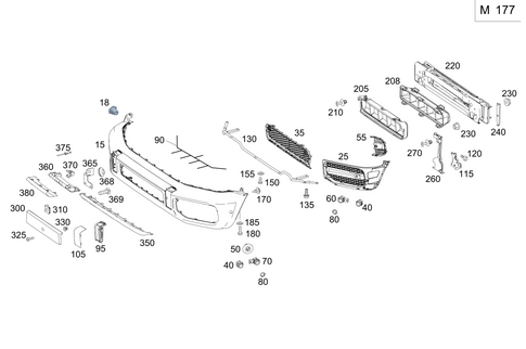 Front Bumper for 2021 Mercedes-Benz G 63 AMG&reg; #0