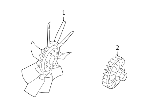 Cooling Fan for 2010 Jeep Liberty #0