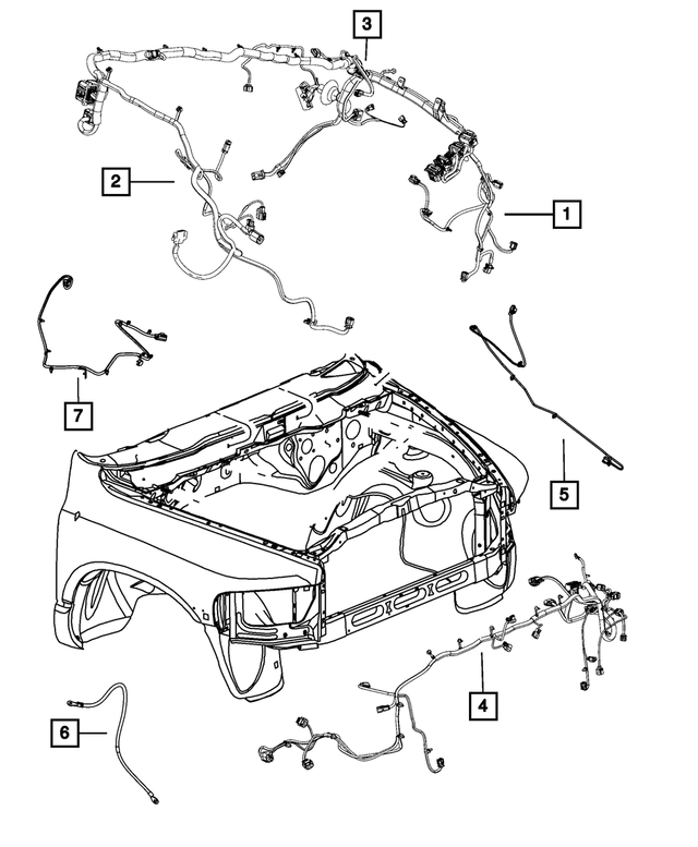 68071907AC - : Dash Wiring for Mopar Image
