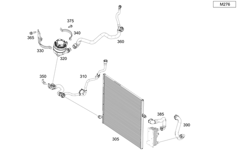 Air Pump, Water Pump and Detachable Body Components for 2026 Mercedes-Benz E450 #0