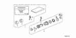 6721SH3415 - Electrical/Exhaust/Heater/Fuel: TUMBLER KIT, KEY CYLINDER for Acura Image