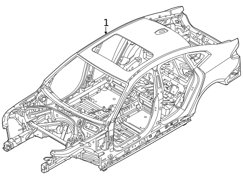 Body Shell for 2023 BMW i4 #0