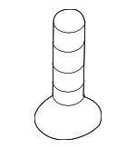 1249204143 - Body: Storage Compartment Screw for Hyundai: Accent, Elantra, Genesis, Genesis Coupe, XG300, XG350 Image