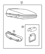 82213715 - Mopar Accessories - Component Parts: Luggage Carrier Kit for Mopar Image image