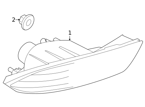 Rear Reflector for 2014 Subaru Tribeca #0