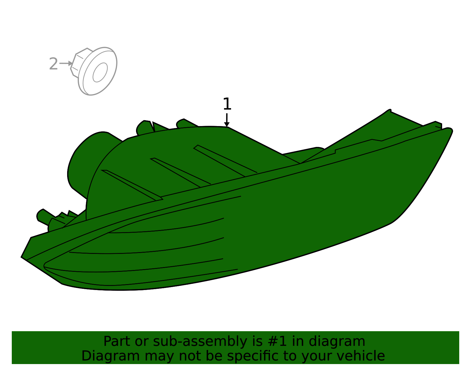 2008-2014 Subaru Tribeca Reflector 84281XA05A | OEM Parts Online