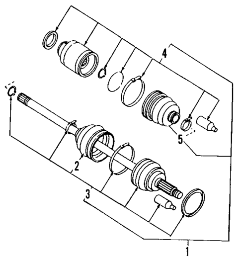 Axle Shafts & Joints for 2013 Subaru Tribeca #0