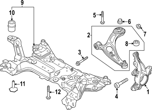 Suspension Components for 2020 Lincoln Corsair #0