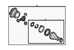8W0498103B - Suspension: Inner Joint Assembly for Audi Image