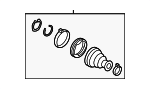 4M0498201 - Suspension: Inner Boot for Audi Image