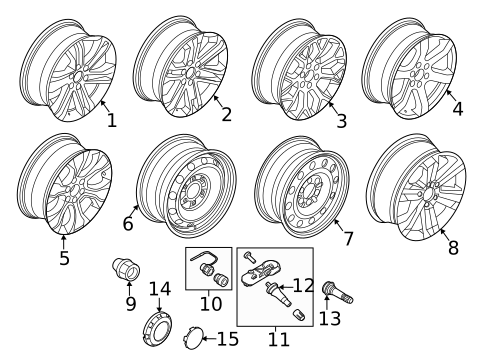 Wheels for 2022 Ford F-150 #2
