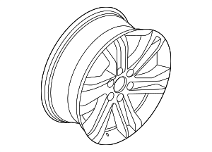RL3Z1007P - : Wheel, Alloy for Ford: F-150 Image