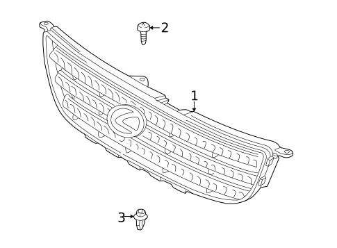 Grille & Components for 2004 Lexus IS300 #0