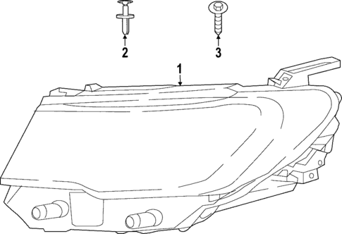 Headlamp Components for 2022 Jeep Compass #0