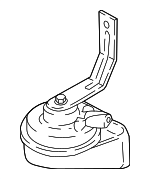 96621BE000 - Electrical: High Note Horn for Hyundai: Kona, Kona Electric Image
