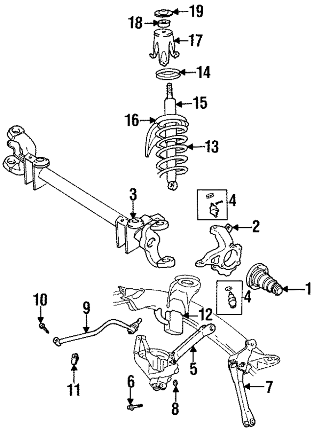 52037954 - Suspension: Suspension Shock Absorber Bushing for Mopar Image