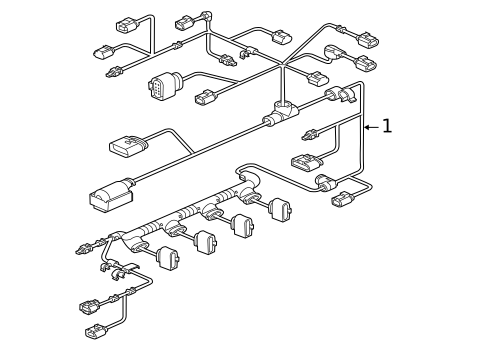 Wiring Harness for 2015 Volkswagen Jetta #0