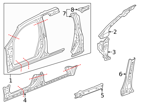 Uniside for 1999 Honda Odyssey #0