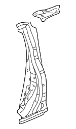 63610S0X305ZZ - : Pillar Reinforced for Honda Image