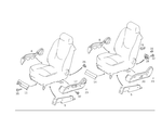 1639195320 - Front Seats: Cover for Mercedes-Benz: ML320, ML430, ML55 AMG Image