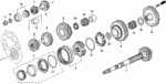 23646PR8020 - Transmission - Manual: SYNCHRONIZER SET (79) for Acura Image