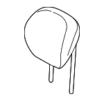 88700B1000PPS - Body: Headrest for Hyundai Image