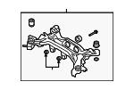 554002B050 - Suspension: Suspension Cross-member for Hyundai Image