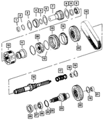 5072458AA - NV243; Transfer Case: Input Gear Bearing for Mopar Image