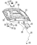 68185697AA - Body Sheet Metal Except Doors: Anti-squeak Tape for Jeep: Cherokee, Compass | Ram: 1500, 1500 Classic, 2500, 3500, ProMaster 1500, ProMaster 2500, ProMaster 3500, ProMaster EV Image