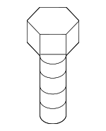 9YA02122M - : Trans Mount Bracket Bolt for Mazda Image