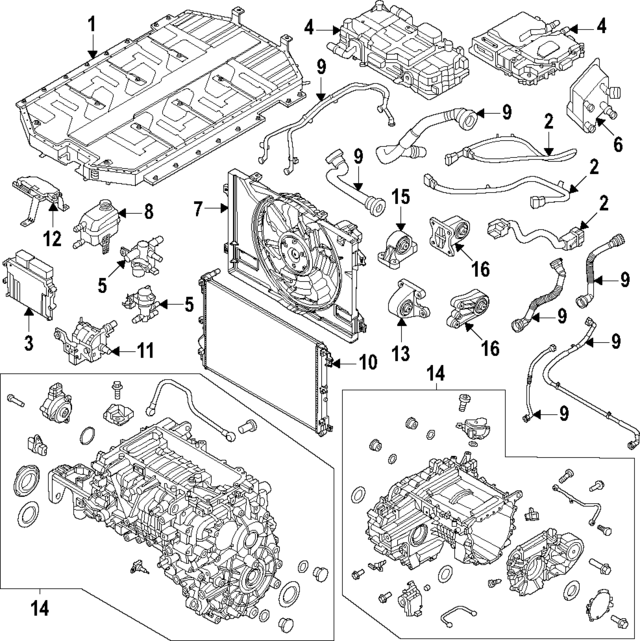 25670CU000 - : A/C Evaporator Core for Hyundai Image