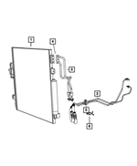 68033236AA - : Oil Cooler Tube Clip for Mopar Image