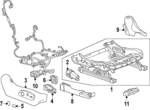 13561913 - Body: Seat Adjust Assembly for Buick: Enclave | Chevrolet: Blazer EV, Equinox EV, Traverse | GMC: Acadia Image
