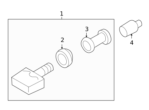 Tire Pressure Monitor Components for 2011 Suzuki Equator #0