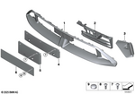 51115A64E37 - : Air Inlet Finisher, Left for BMW Image