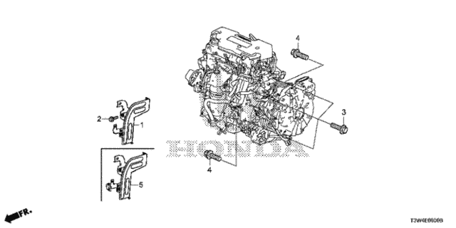 Water Passage Stay for 2014 Honda Accord #0