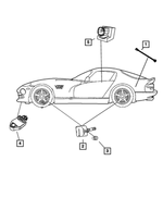 68406527AA - Electrical: Tire Pressure Sensor for Mopar Image
