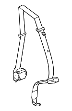 19151449 - Body: Seat Belt Lap And Shoulder Belt for GM Image