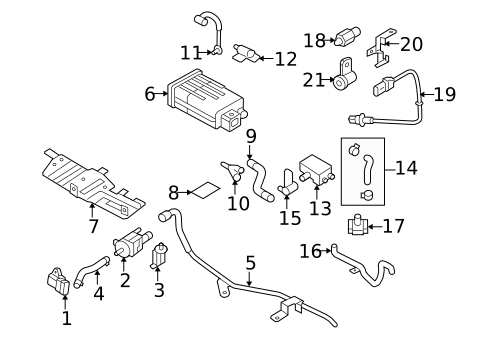 Emission System for 2010 Hyundai Genesis Coupe #0