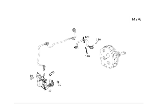 Vacuum System for 2014 Mercedes-Benz E400 #0