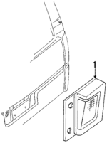 5976091 - Electrical: Backup Lamp Assembly for Chevrolet: Lumina APV | Oldsmobile: Silhouette | Pontiac: Trans Sport Image