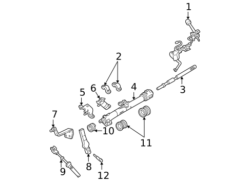 Gear Shift Control for 2005 Ford Freestar #0