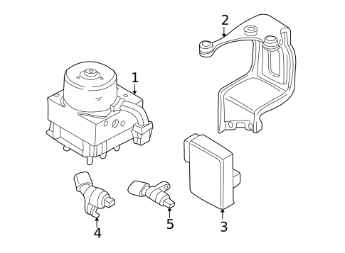 Anti-Lock Brakes for 2001 Volkswagen Golf #0