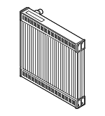 17118743667 - Cooling System: Radiator for BMW: 530i, 540i, 750i, 750i xDrive, M550i xDrive Image