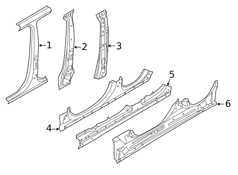 Hinge Pillar for 2022 Land Rover Range Rover #2